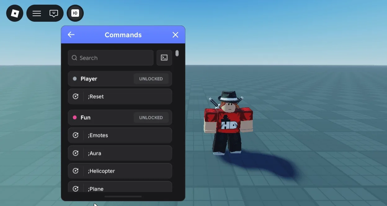 Commands