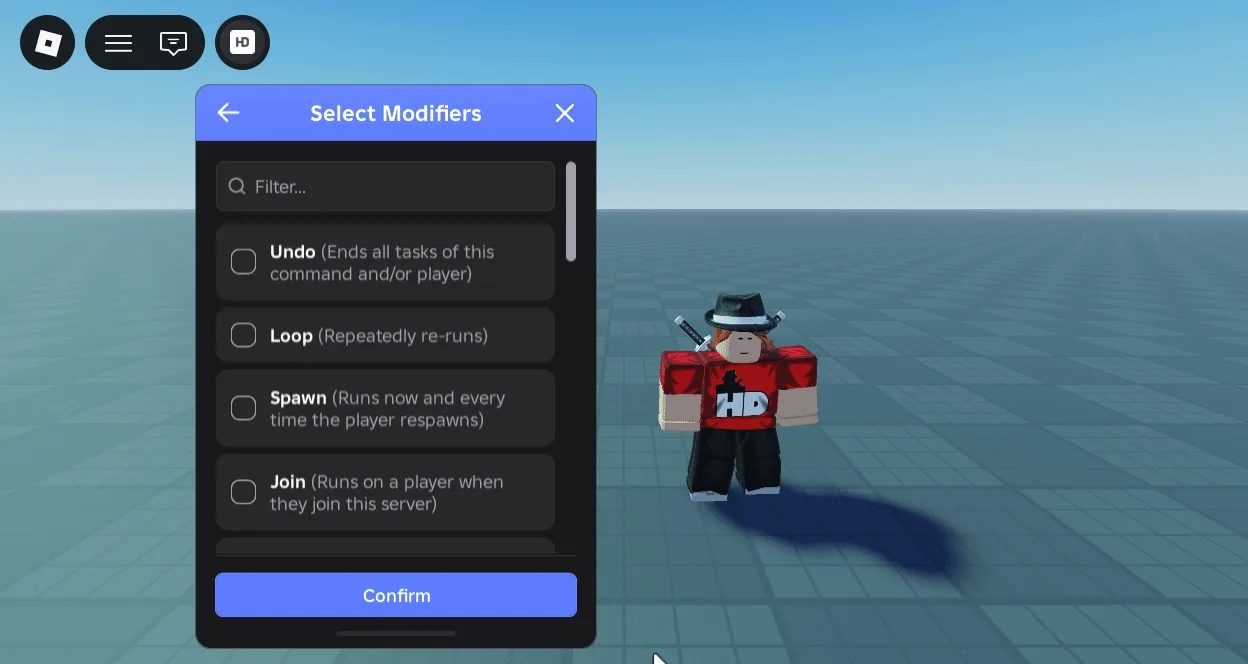 Modifiers